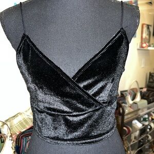 SHEIN Wrap Cami Crop Top